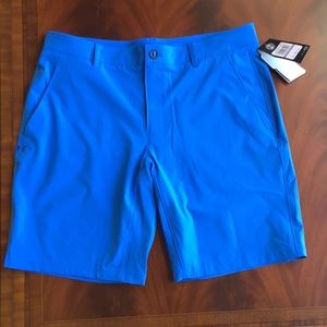 NWT Under Armour blue water-resistant shorts